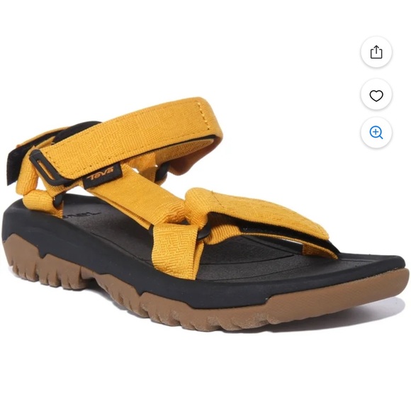 New Mustard color Tevas unisex men’s sz 8/womens sz 9.5 - Picture 4 of 15